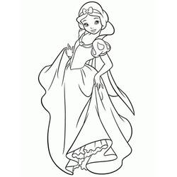 Coloriage Blanche Neige #178577 à imprimer et colorier