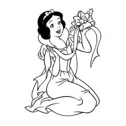 Coloriage Blanche Neige #178580 à imprimer et colorier