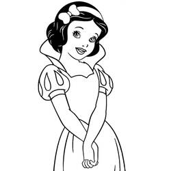 Coloriage Blanche Neige #178581 à imprimer et colorier