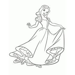 Coloriage Blanche Neige #178582 à imprimer et colorier