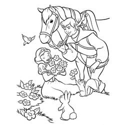 Coloriage Blanche Neige #178585 à imprimer et colorier