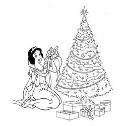 Coloriage Blanche Neige #178588 à imprimer et colorier