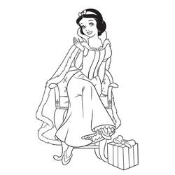 Coloriage Blanche Neige #178589 à imprimer et colorier