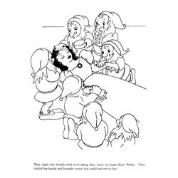 Coloriage Blanche Neige #178591 à imprimer et colorier