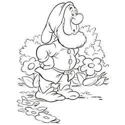 Coloriage Blanche Neige #178594 à imprimer et colorier