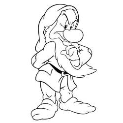 Coloriage Blanche Neige #178596 à imprimer et colorier