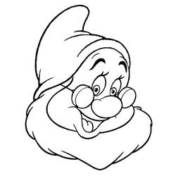 Coloriage Blanche Neige #178605 à imprimer et colorier