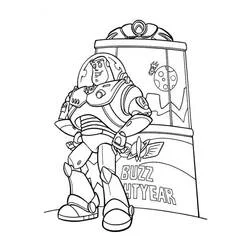Coloriage Buzz L Eclair #185054 à imprimer et colorier