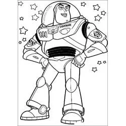 Coloriage Buzz L Eclair #185075 à imprimer et colorier