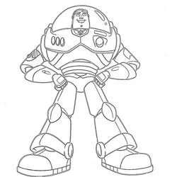 Coloriage Buzz L Eclair #185083 à imprimer et colorier