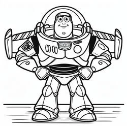 Coloriage Buzz L Eclair #220279 à imprimer et colorier