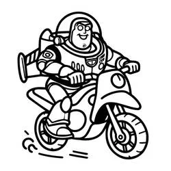 Coloriage Buzz L Eclair #220280 à imprimer et colorier