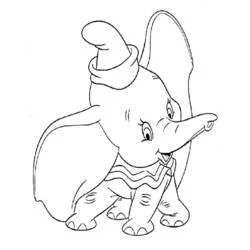 Coloriage Dumbo #170556 à imprimer et colorier