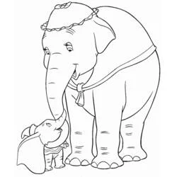 Coloriage Dumbo #170569 à imprimer et colorier