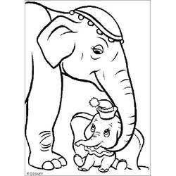 Coloriage Dumbo #170595 à imprimer et colorier