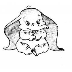 Coloriage Dumbo #170606 à imprimer et colorier