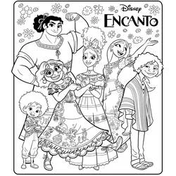 Encanto - Coloriages gratuits à imprimer