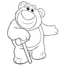 Coloriage Lotso l'ours souriant