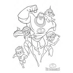 Indestructibles - Coloriages gratuits à imprimer