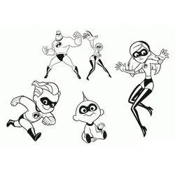 Coloriage Indestructibles en action