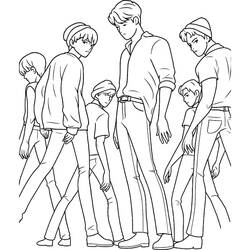 Coloriage KPop Demon Hunters #221156 à imprimer et colorier