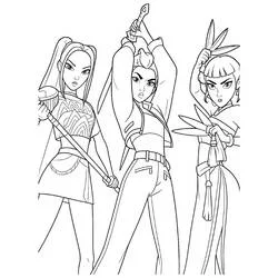 Coloriage KPop Demon Hunters #221166 à imprimer et colorier