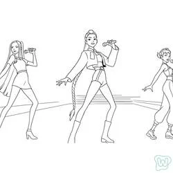 Coloriage KPop Demon Hunters #221167 à imprimer et colorier