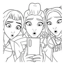 Coloriage KPop Demon Hunters #221173 à imprimer et colorier