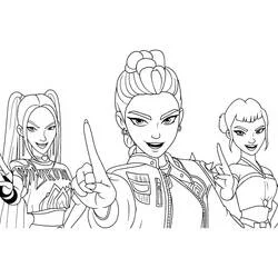 Coloriage KPop Demon Hunters #221174 à imprimer et colorier