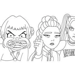 Coloriage KPop Demon Hunters #221175 à imprimer et colorier