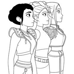 Coloriage KPop Demon Hunters #221187 à imprimer et colorier