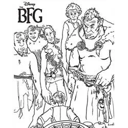 Le Bon Gros Géant - Coloriages gratuits à imprimer