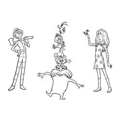 Le Lorax - Coloriages gratuits à imprimer