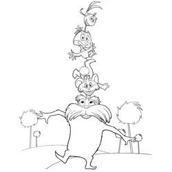 Le Lorax - Coloriages gratuits à imprimer