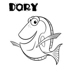 Coloriage Le Monde De Dory #196071 à imprimer et colorier