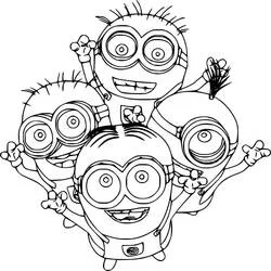 Minion - Coloriages gratuits à imprimer