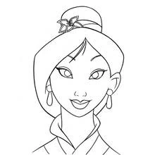Mulan - Coloriages gratuits à imprimer