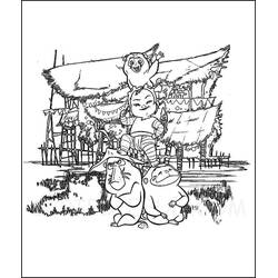 Coloriage Raya et le Dernier Dragon avec les Ongis Coloriage Raya et le Dernier Dragon avec les Ongis