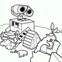 Wall-E - Coloriages gratuits à imprimer