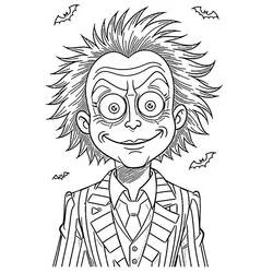Beetlejuice - Coloriages gratuits à imprimer