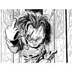 Chucky - Coloriages gratuits à imprimer
