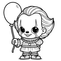 Pennywise - Coloriages gratuits à imprimer