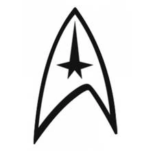 Coloriage Star Trek symbole de la Flotte Stellaire
