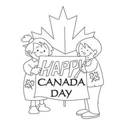 Canada - Coloriages gratuits à imprimer