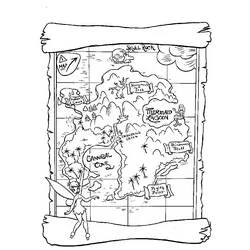 Carte au Trésor - Coloriages gratuits à imprimer