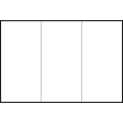 Coloriage Drapeau français divisé en trois bandes verticales