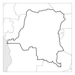 Coloriage République démocratique du Congo #193379 à imprimer et colorier