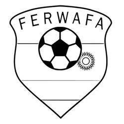 Coloriage Emblème de la fédération de football du Rwanda