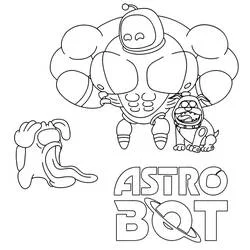 Astro Bot - Coloriages gratuits à imprimer