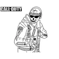 Call Of Duty - Coloriages gratuits à imprimer